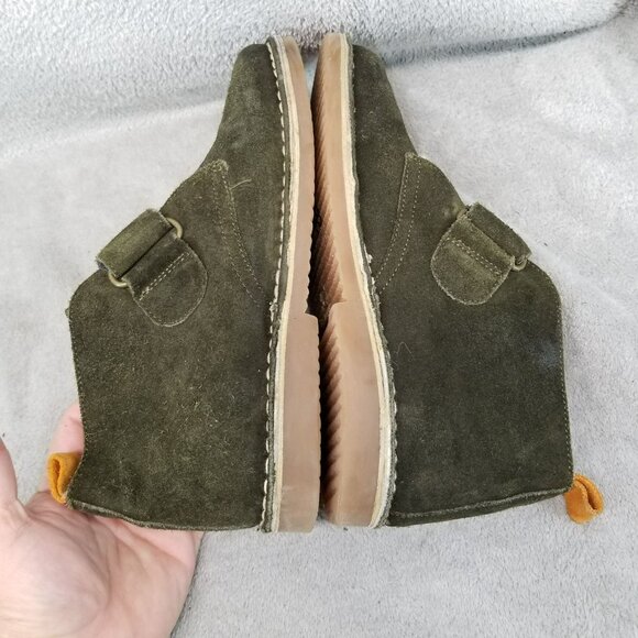 Boden Shoes Girls Size EU 37 US 5 Mini Boden Green Suede Desert Boots - Picture 7 of 15